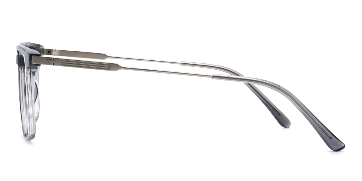 Clair Gris Jibril Lunettes - Rectangle Glasses