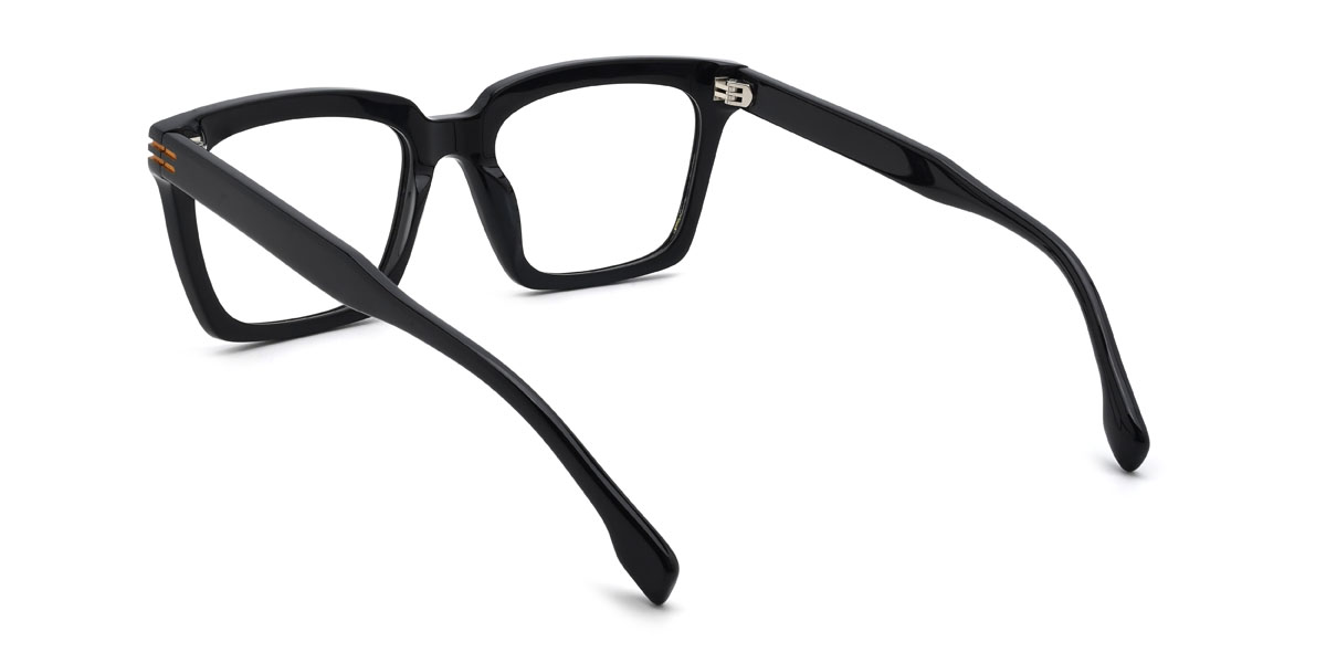 Noir Quorra Lunettes - Rectangle Glasses