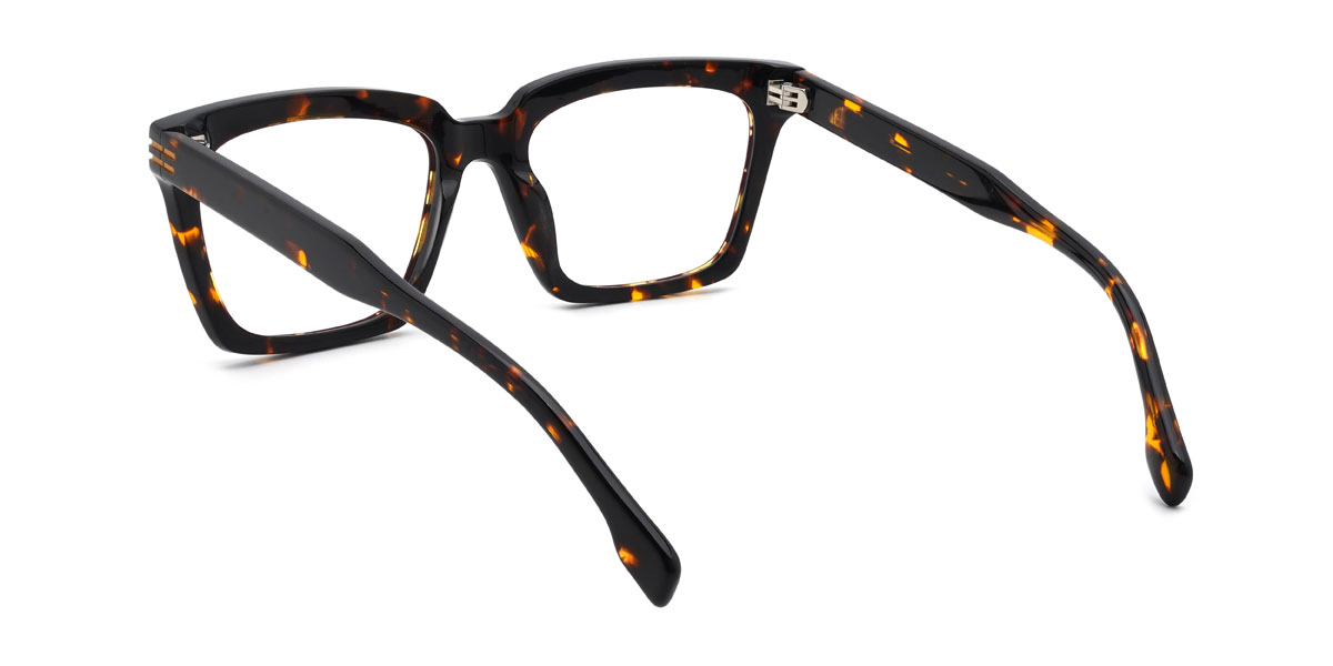 Schildpatt Quorra Brille - Rectangle Glasses