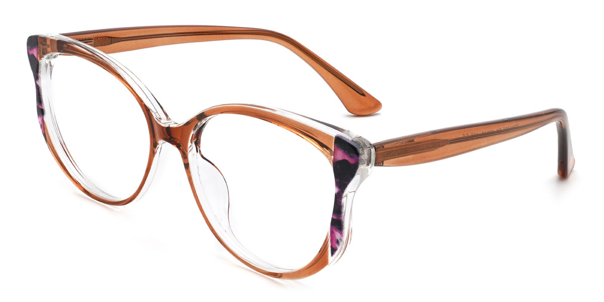 Orange Zunaira Lunettes - Oval Glasses