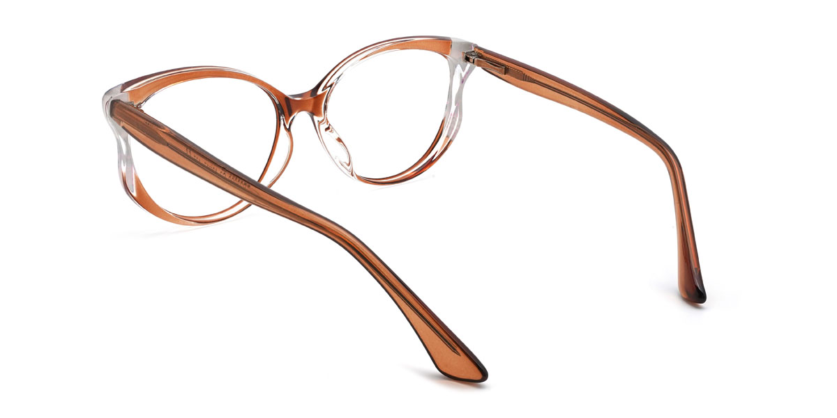 Orange Zunaira Lunettes - Oval Glasses