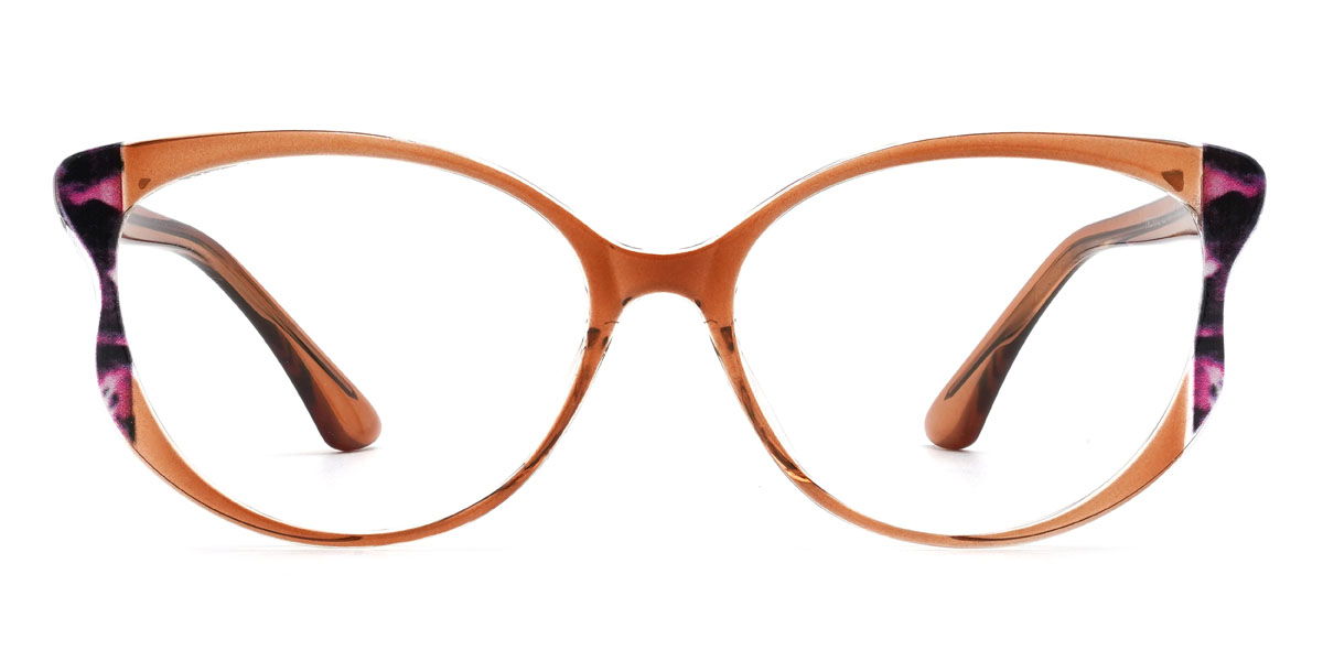 Orange Zunaira Lunettes - Oval Glasses