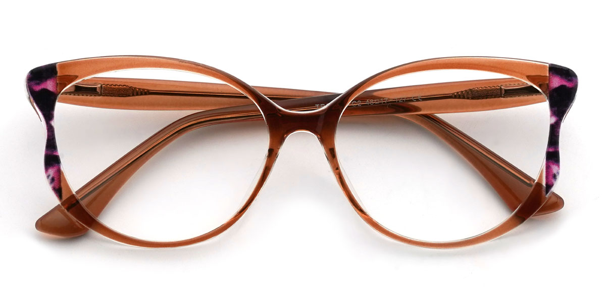 Orange Zunaira Lunettes - Oval Glasses