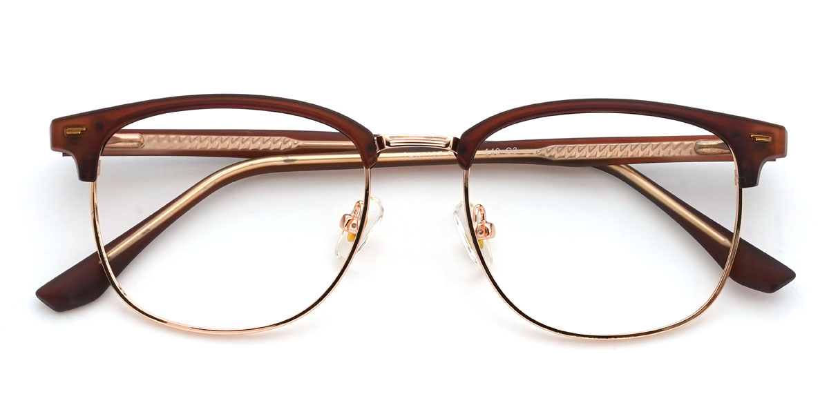 gold braun Habib Brille - Oval Glasses