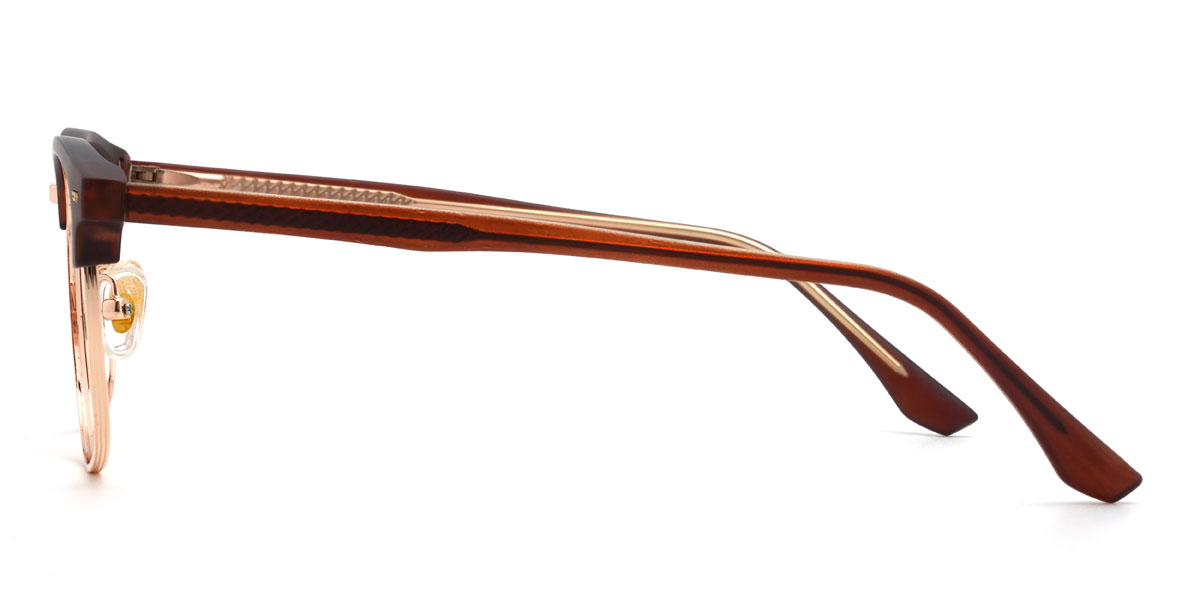 gold braun Habib Brille - Oval Glasses