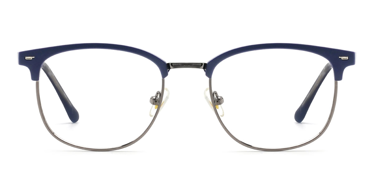 Silber Blau Habib Brille - Oval Glasses