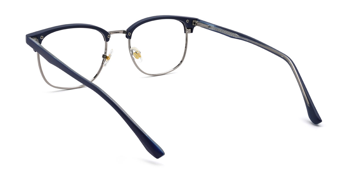 Silber Blau Habib Brille - Oval Glasses