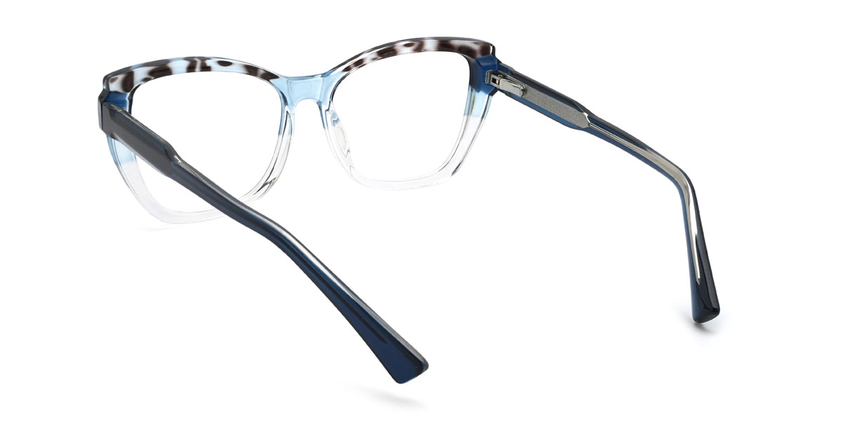 Noir Clair Écaille de tortue Lathan Lunettes - Square Glasses