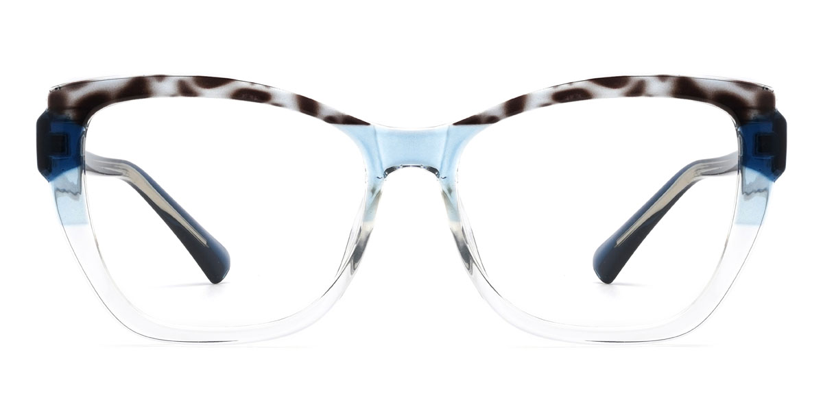 Noir Clair Écaille de tortue Lathan Lunettes - Square Glasses