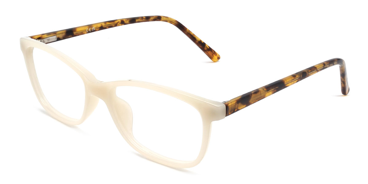 Crème Sylvie Lunettes - Rectangle Glasses