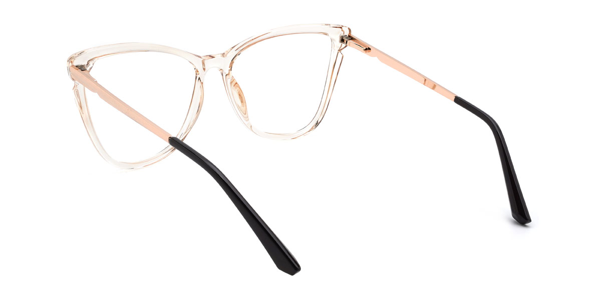 Champagner Oden Brille - Square Glasses
