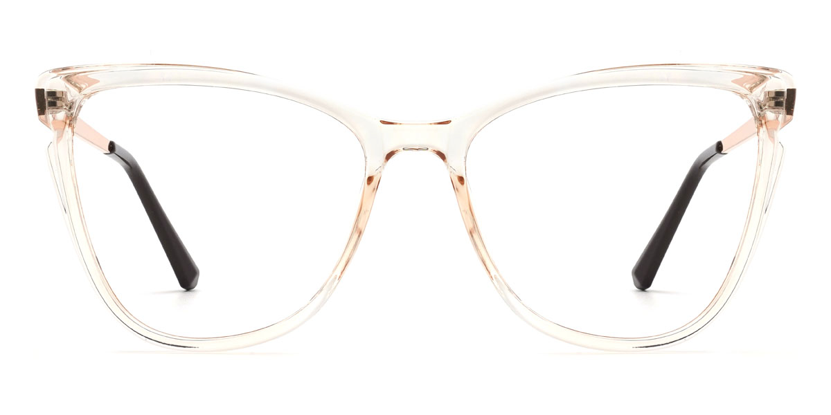 Champagner Oden Brille - Square Glasses