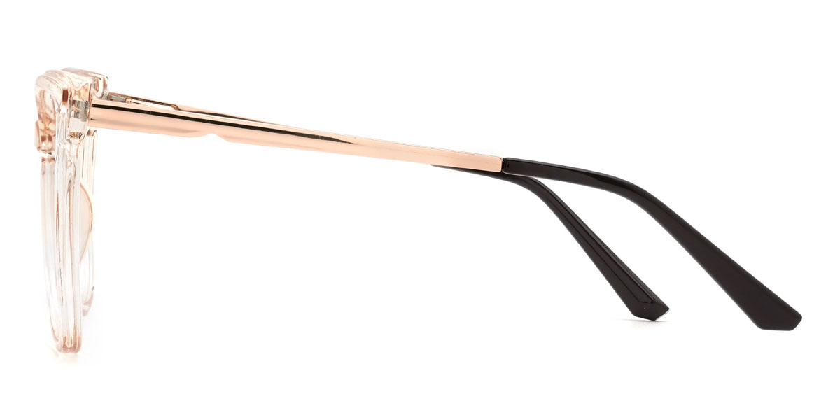 Champagner Oden Brille - Square Glasses