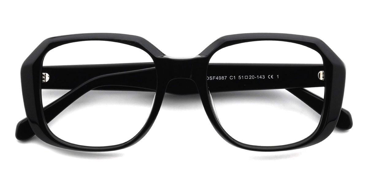 Noir Paola Lunettes - Rectangle Glasses