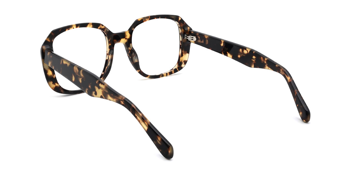 Ivoire Écaille de tortue Paola Lunettes - Rectangle Glasses