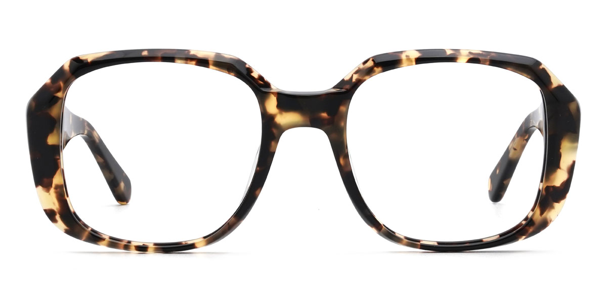 Ivoire Écaille de tortue Paola Lunettes - Rectangle Glasses