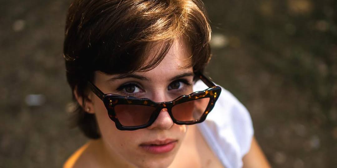 Écaille de tortue Marron Rylan Lunettes - Cat Eye Sunglasses