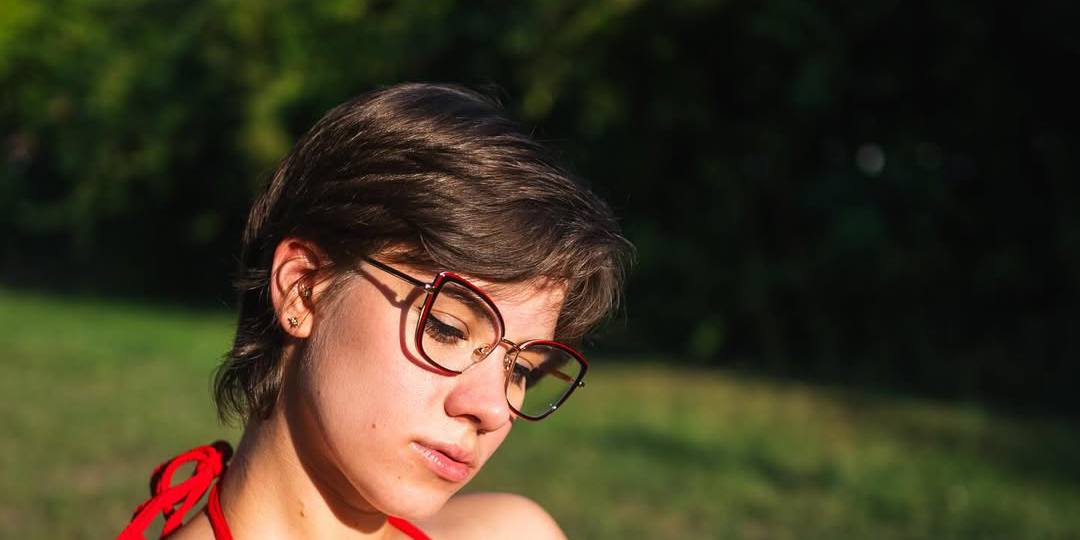 Fekete Ellena Szemüveg - Cat Eye Glasses
