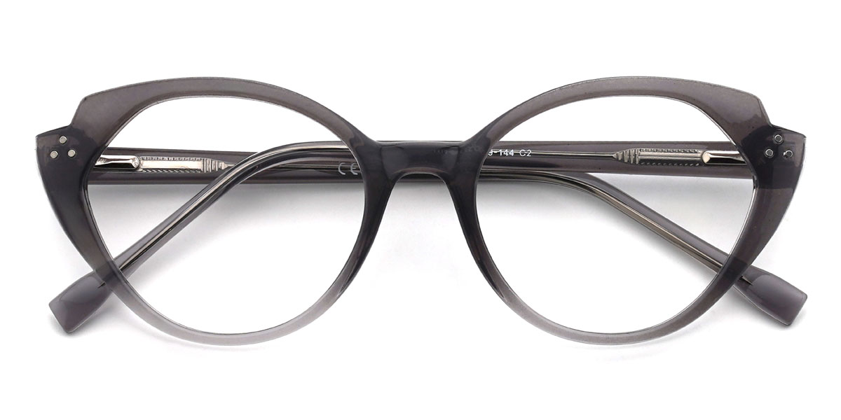 Gradient Grey Jionni Glasses - Oval Glasses