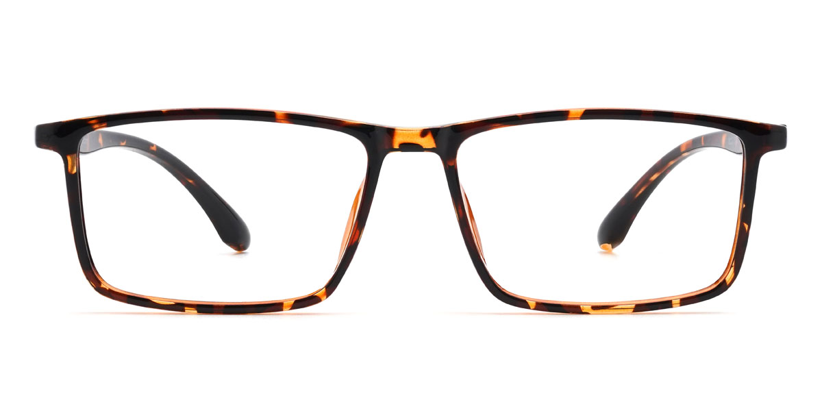Tortoiseshell Jordy Glasses - Rectangle Glasses