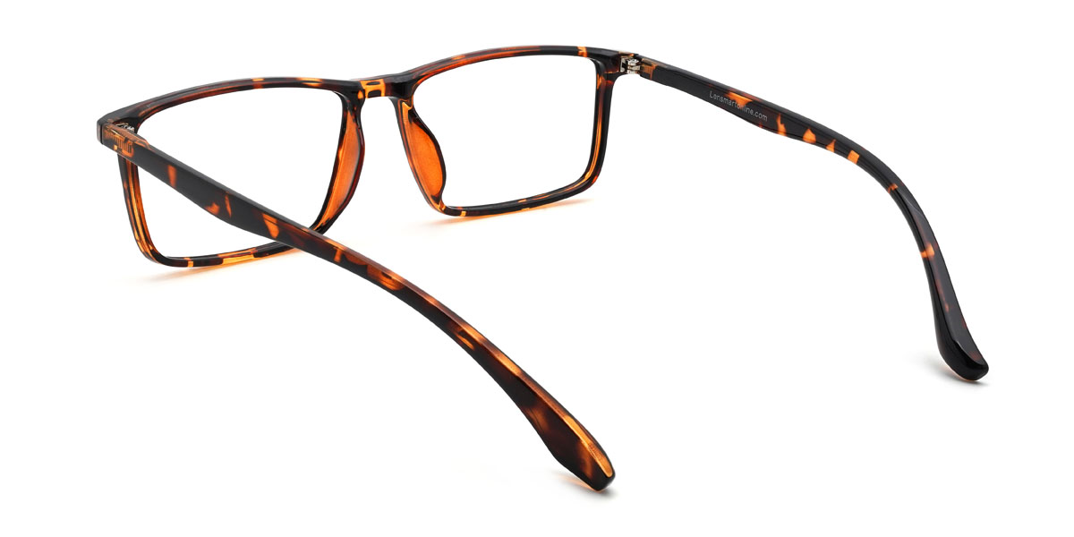 Tortoiseshell Jordy Glasses - Rectangle Glasses
