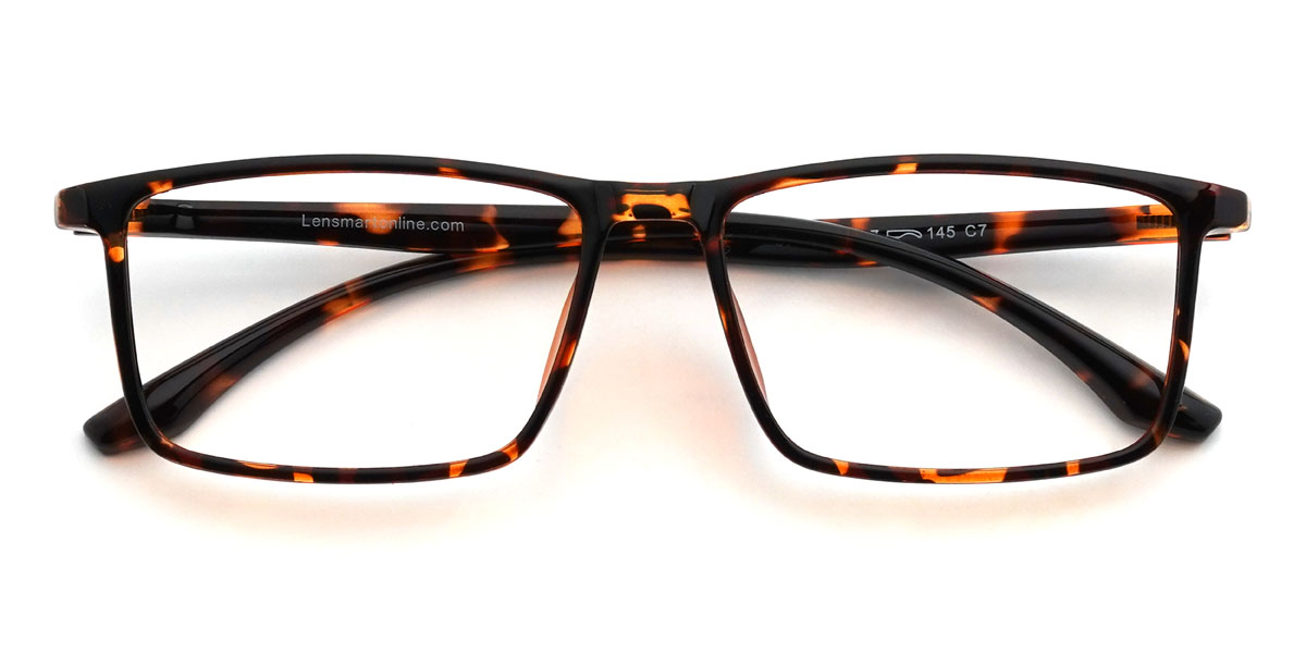 Tortoiseshell Jordy Glasses - Rectangle Glasses