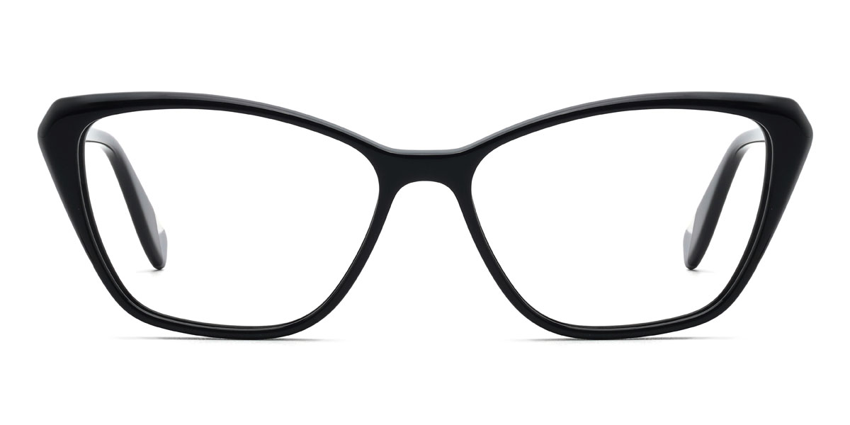 Black Firas Glasses - Cat Eye Glasses