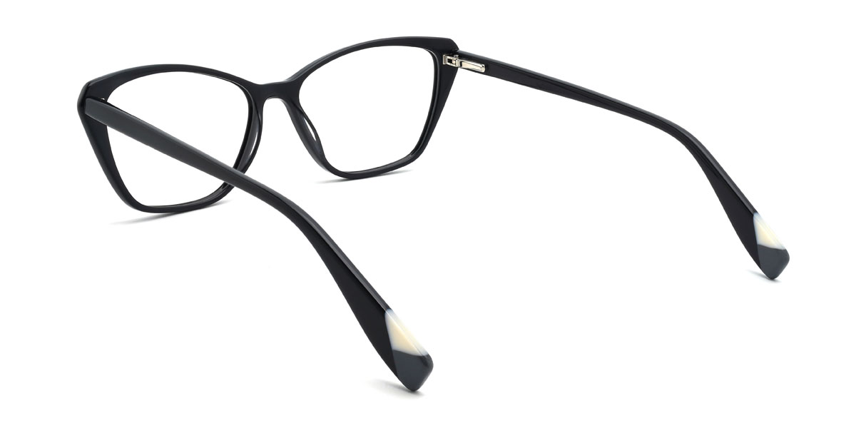 Black Firas Glasses - Cat Eye Glasses