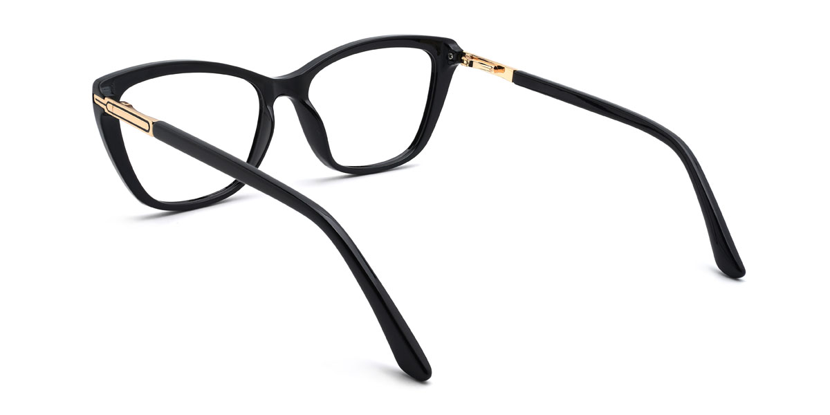 Black Adella Glasses - Cat Eye Glasses