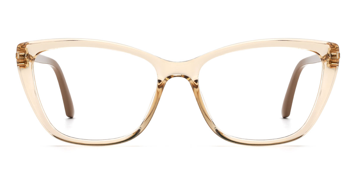 Champagne Adella Glasses - Cat Eye Glasses