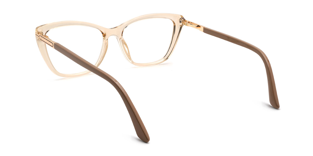 Champagne Adella Glasses - Cat Eye Glasses
