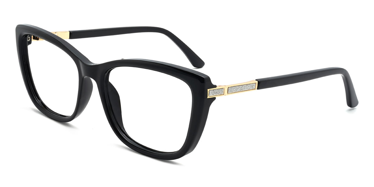 Black Cailyn Glasses - Cat Eye Glasses