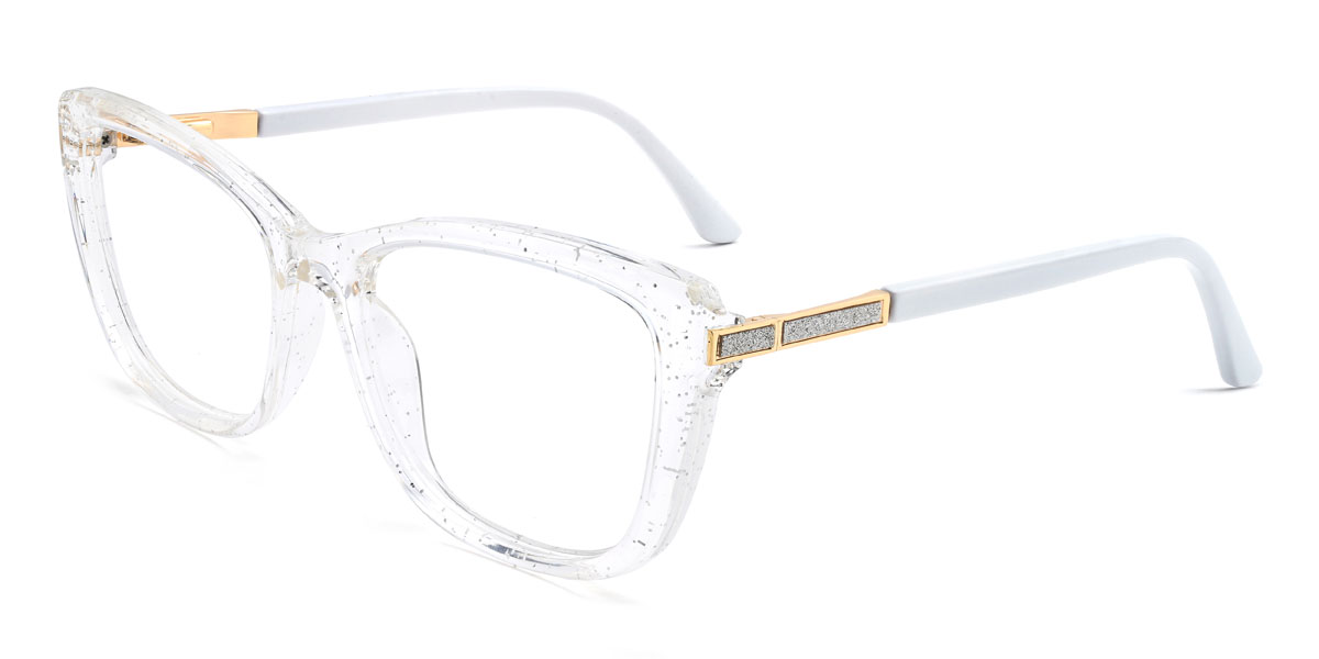 Clear Cailyn Glasses - Cat Eye Glasses