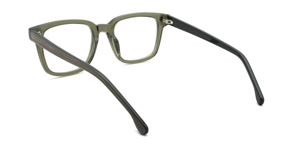 Green Tristin Glasses - Rectangle Glasses