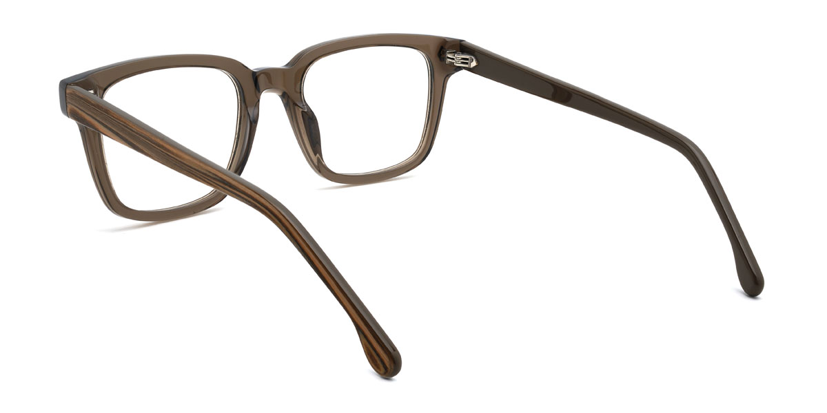 Brown Tristin Glasses - Rectangle Glasses
