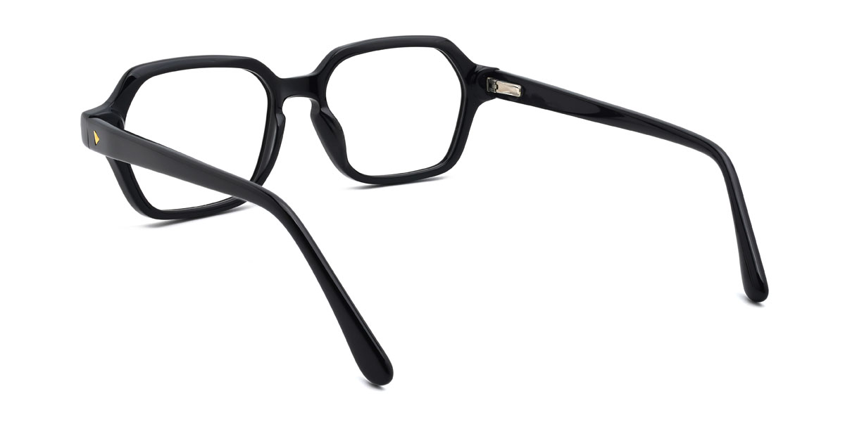 Black Cornelius Glasses - Rectangle Glasses