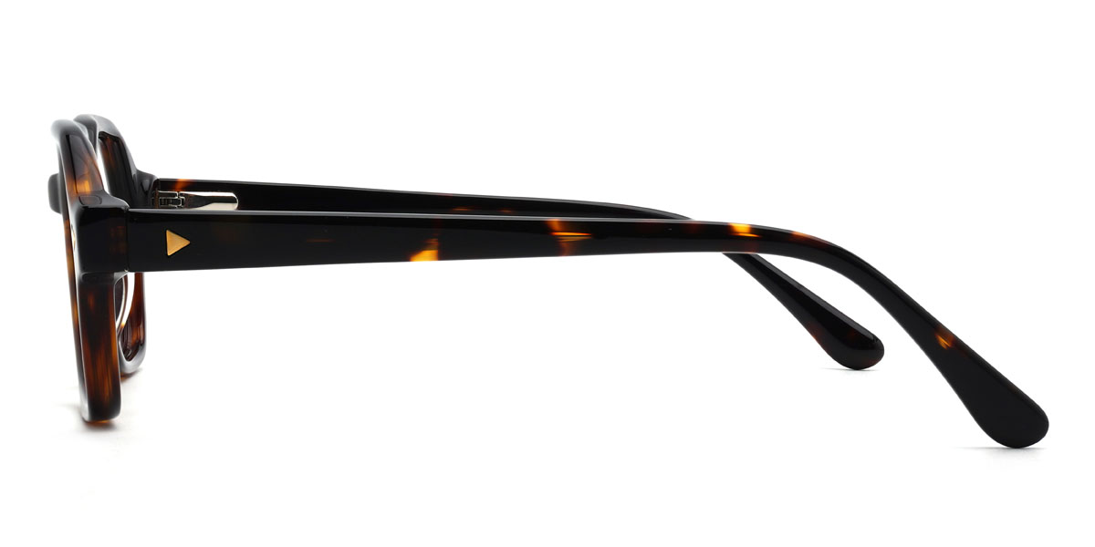 Deep Tortoiseshell Cornelius Glasses - Rectangle Glasses