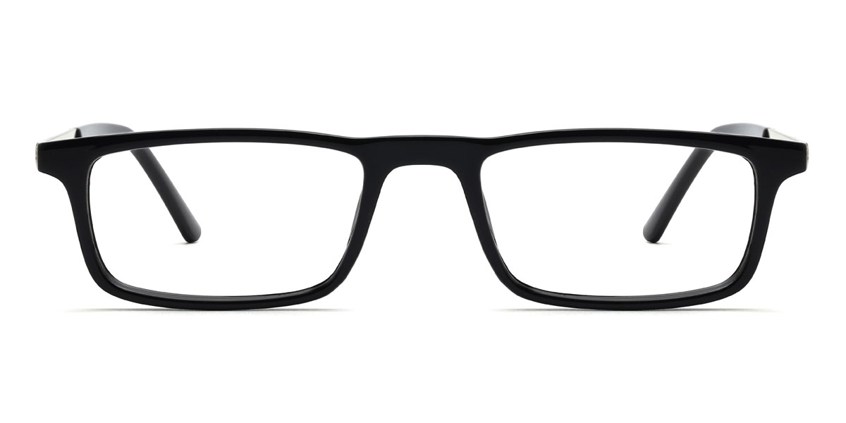 Black Marek Glasses - Rectangle Glasses