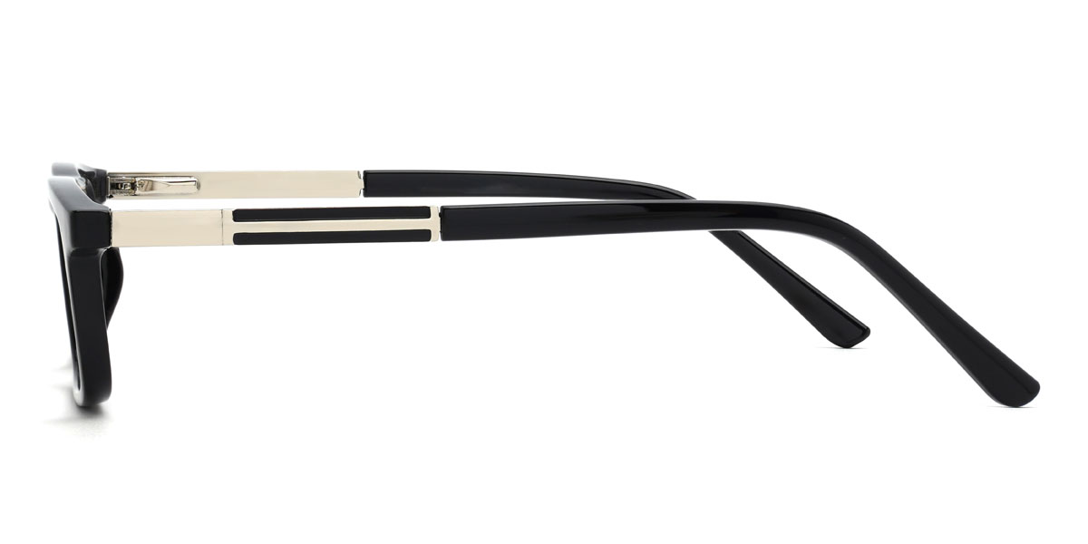 Black Marek Glasses - Rectangle Glasses
