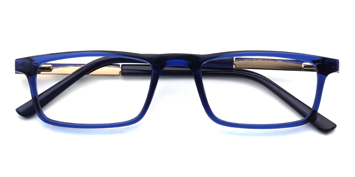 Blue Marek Glasses - Rectangle Glasses