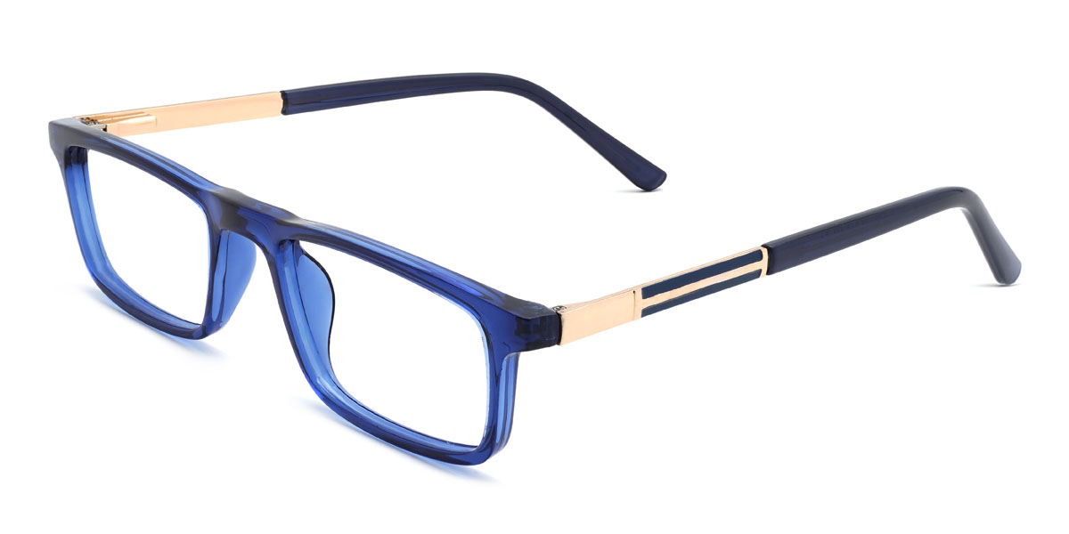 Blue Marek Glasses - Rectangle Glasses