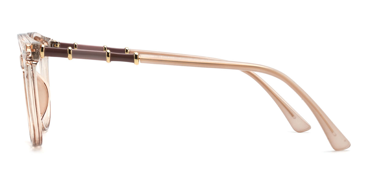 Champagne Megha Lunettes - Oval Glasses