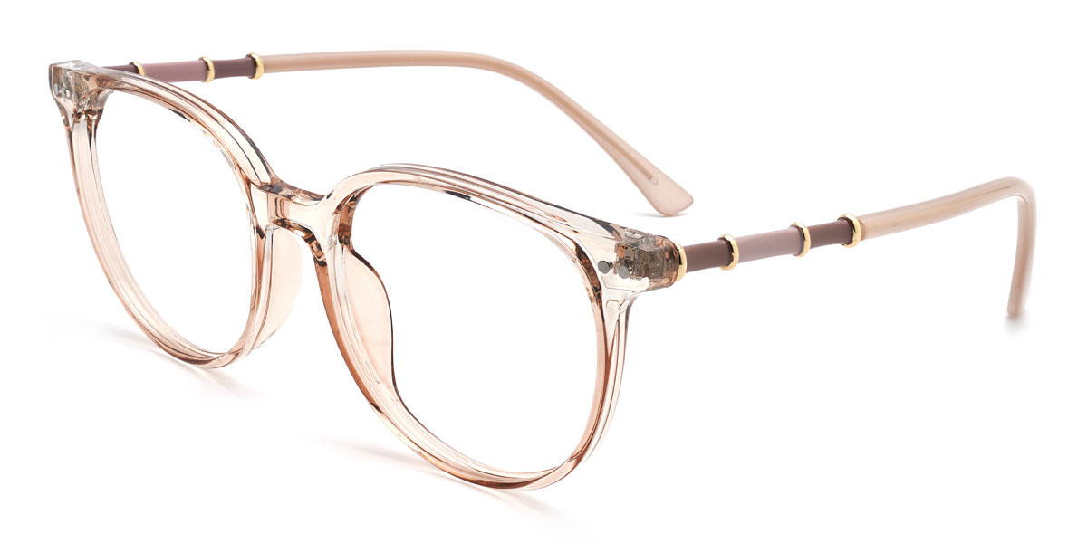 Champagne Megha Lunettes - Oval Glasses