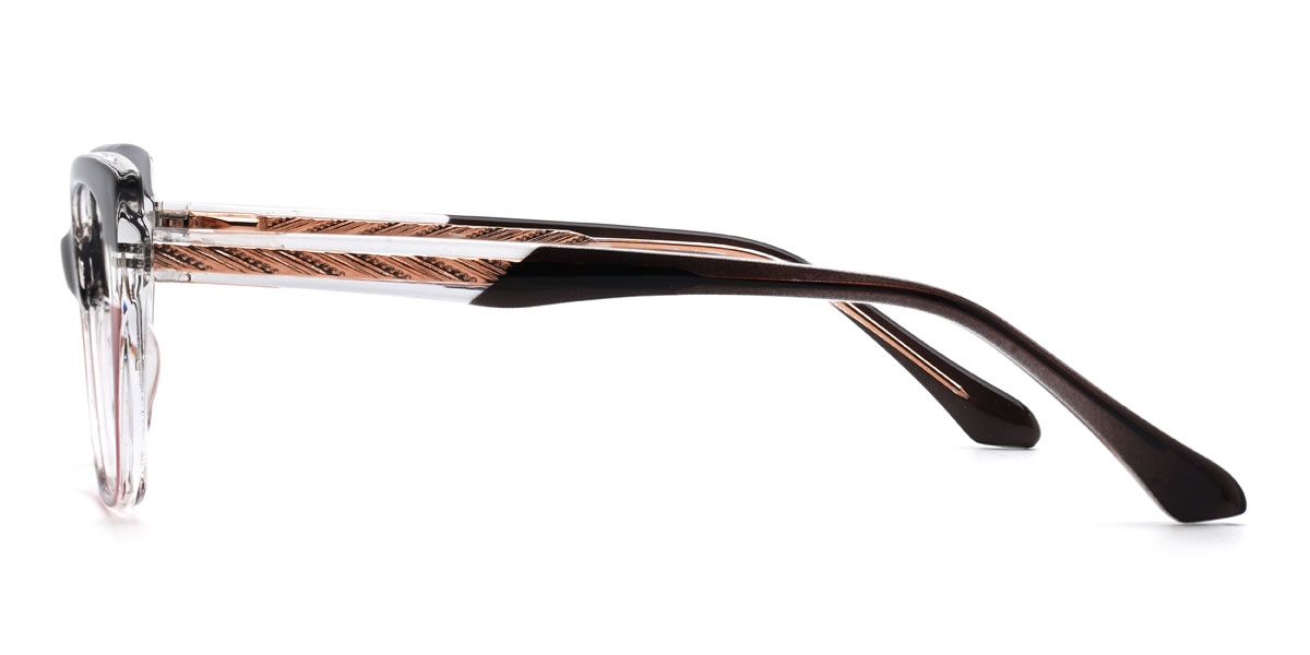 Brun Rouge Vianna Lunettes - Cat Eye Glasses