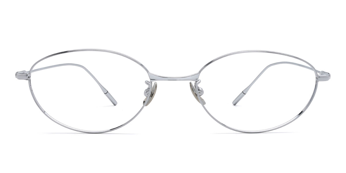Silver Fiorella - Oval Glasses
