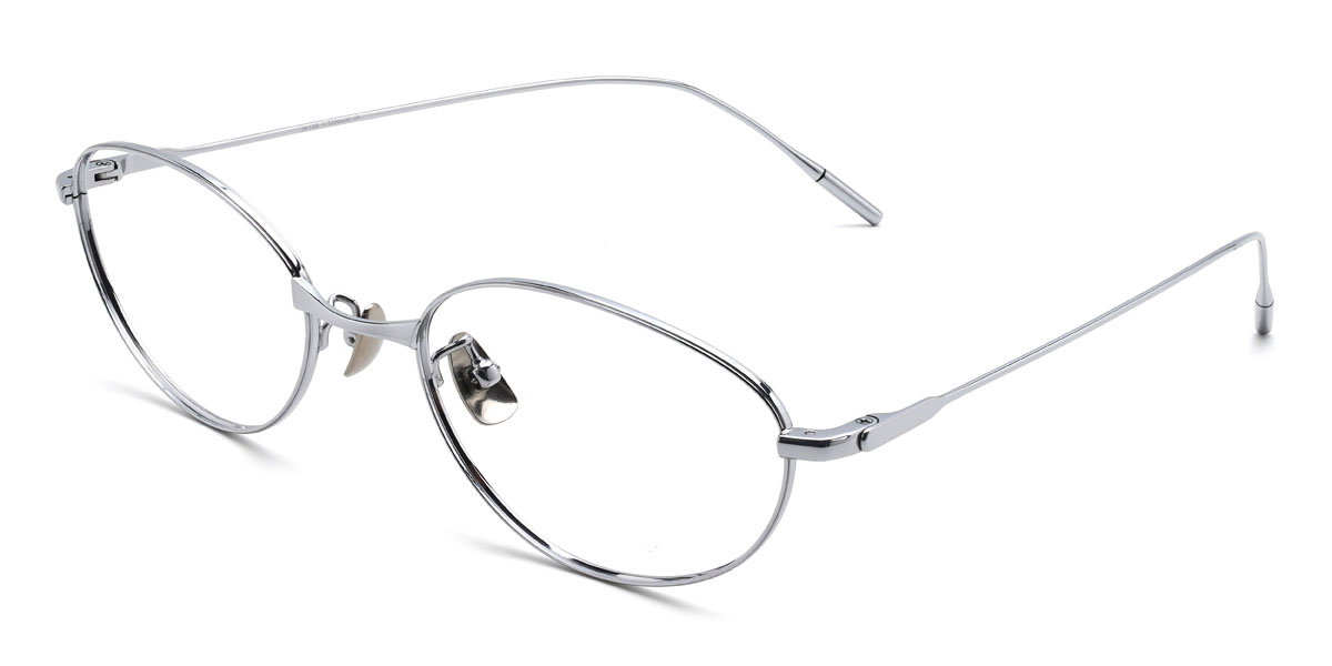 Silver Fiorella Glasses - Oval Glasses