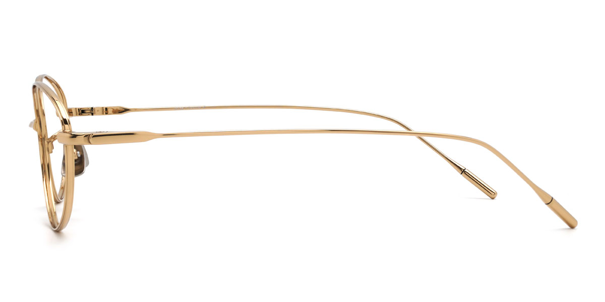 Gold Fiorella Glasses - Oval Glasses
