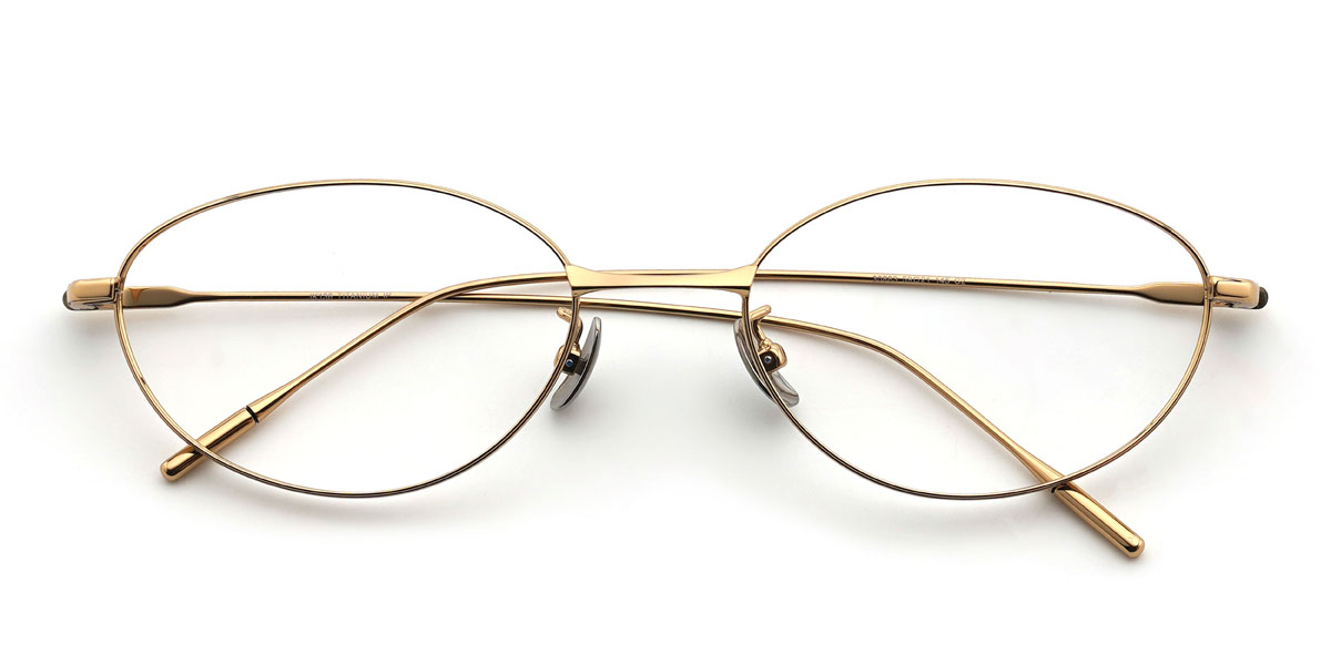 Gold Fiorella Glasses - Oval Glasses