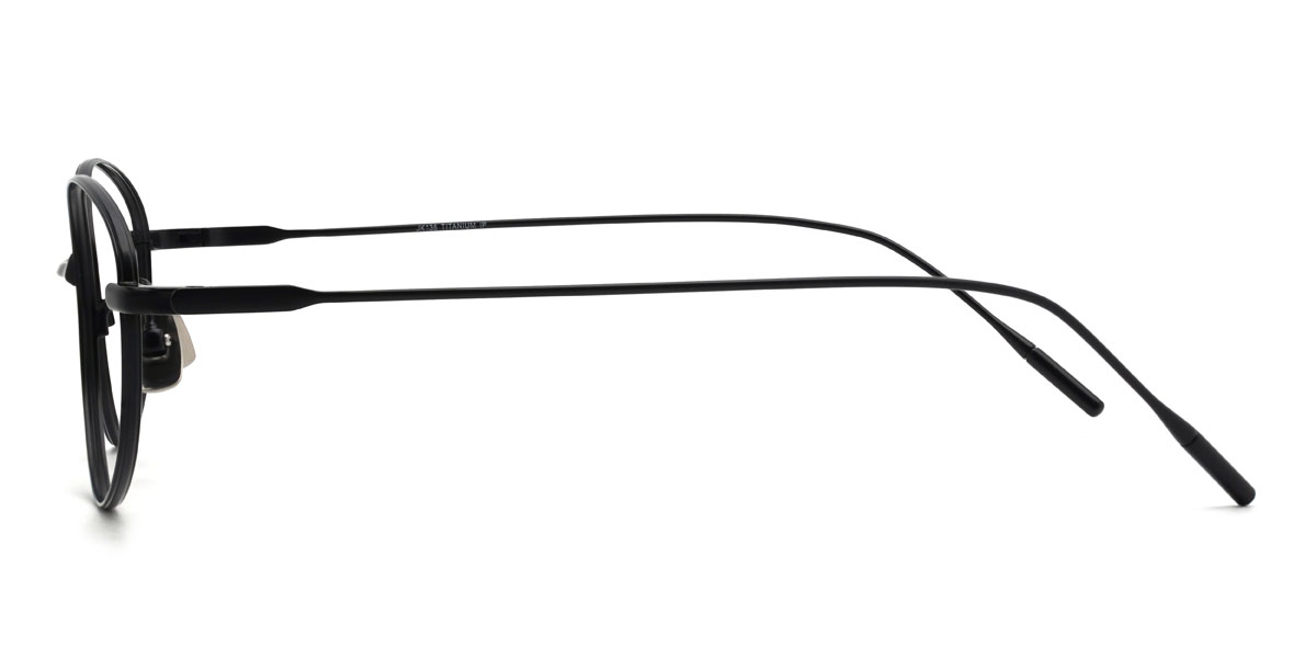 Black Fiorella Glasses - Oval Glasses