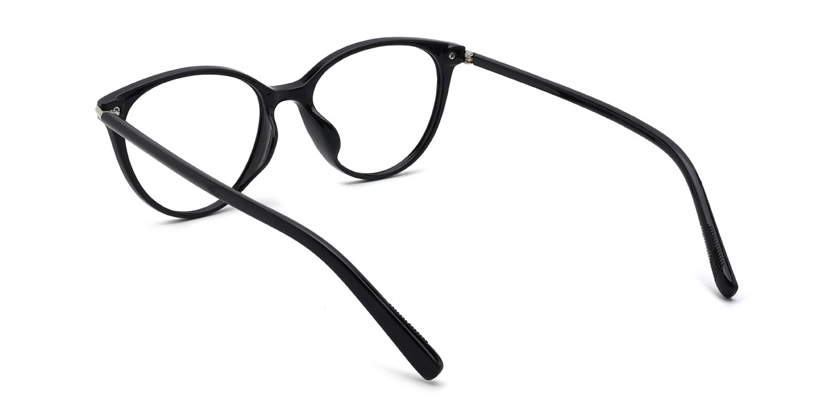 Black Demir Glasses - Oval Glasses